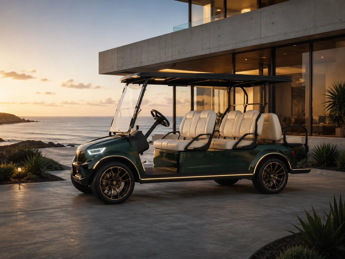 The Monarch Collection luxury electric golf cart
